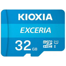 Карта пам`ятi MicroSDHC 32GB UHS-I Class 10 Kioxia Exceria R100MB/s (LMEX1L032GG2) + SD-адаптер
