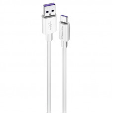 Кабель ColorWay USB - USB Type-C (M/M), 5.0А, 1 м, White (CW-CBUC019-WH)
