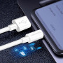 Кабель ColorWay USB - USB Type-C (M/M), 5.0А, 1 м, White (CW-CBUC019-WH)
