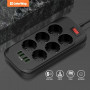 Фільтр живлення СolorWay (CW-CHE64B) 6 розеток, 4xUSB, 2м, Black Фільтр живлення СolorWay (CW-CHE64B) 6 розеток, 4xUSB, 2м, Black