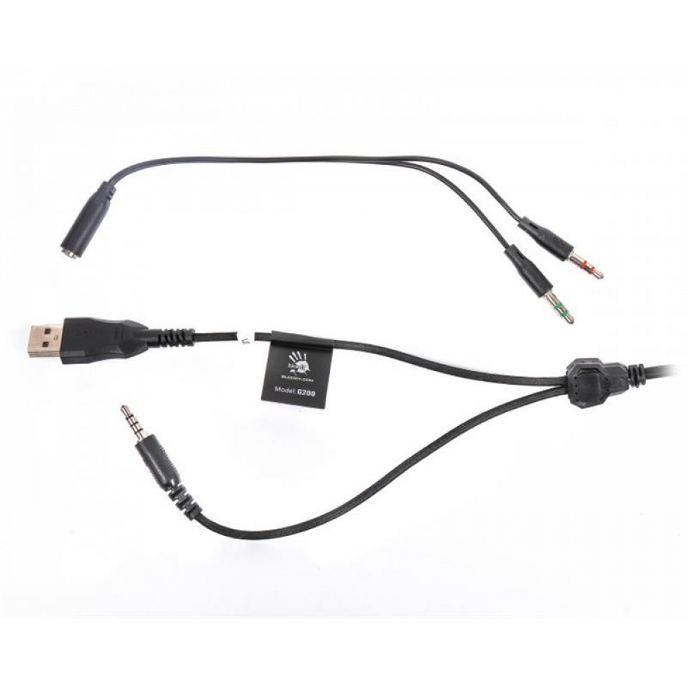 Гарнітура Bloody G200 Black/Red