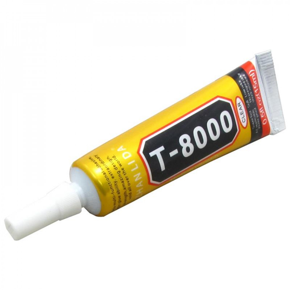 Клей силіконовий Т-8000, 15мл в тюбику з дозатором (A13095)