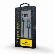 Кабель Cablexpert USB - USB Type-C V 2.0 (M/M), преміум, 1 м, синій (CC-USB2J-AMCML-1M-BL) Кабель Cablexpert USB - USB Type-C V 2.0 (M/M), преміум, 1 м, синій (CC-USB2J-AMCML-1M-BL)