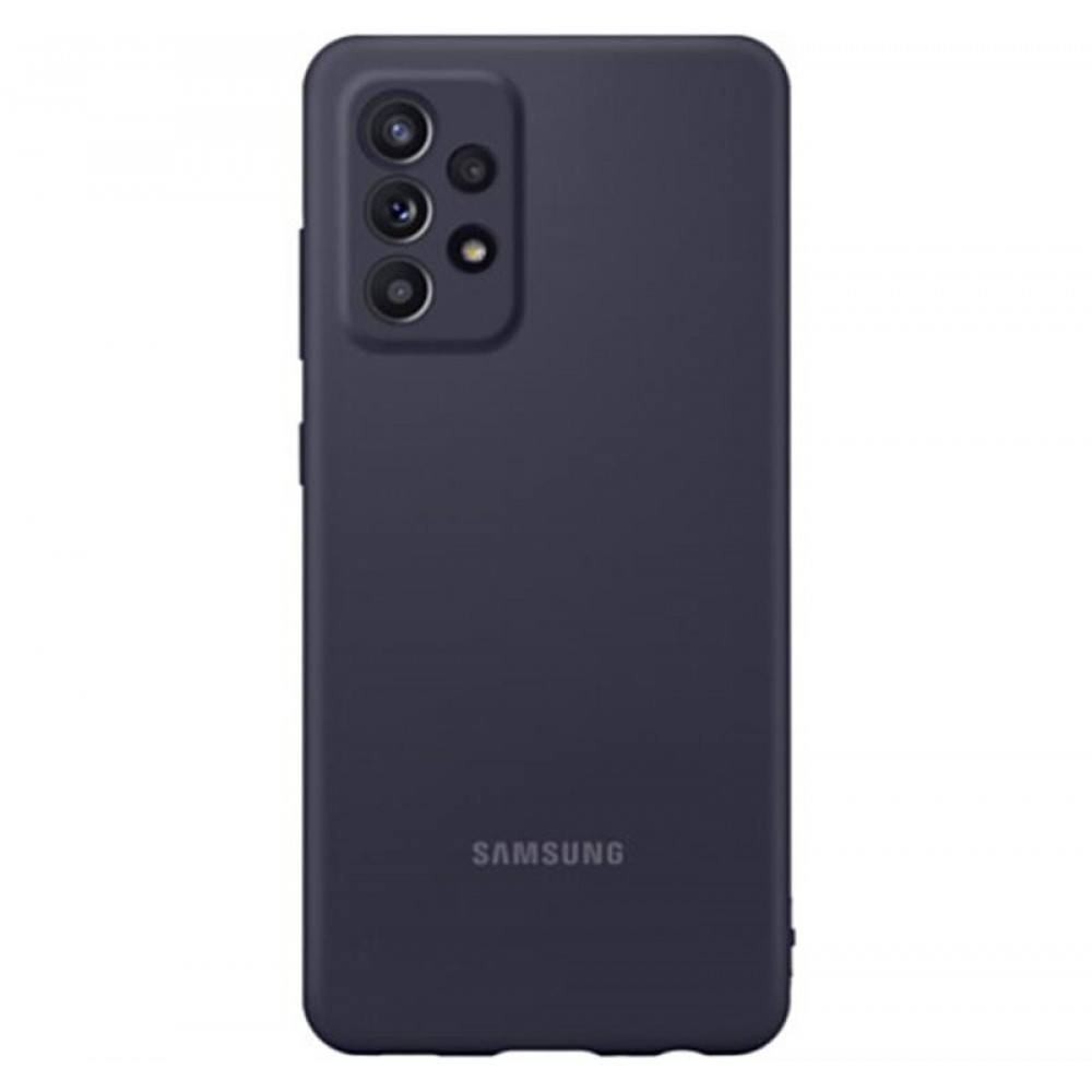 Чохол-накладка Samsung Silicone Cover для Samsung Galaxy A52 SM-A525/SM-A526/A52s SM-A528 Black (EF-PA525TBEGRU)