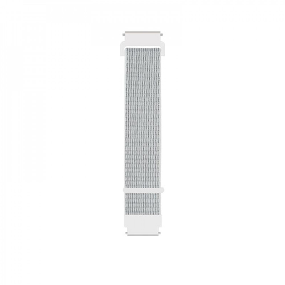 Ремінець BeCover Nylon Style для Samsung Galaxy Watch 42mm/Watch Active/Active 2 40/44mm/Watch 3 41mm/Gear S2 Classic/Gear Sport White (705823)