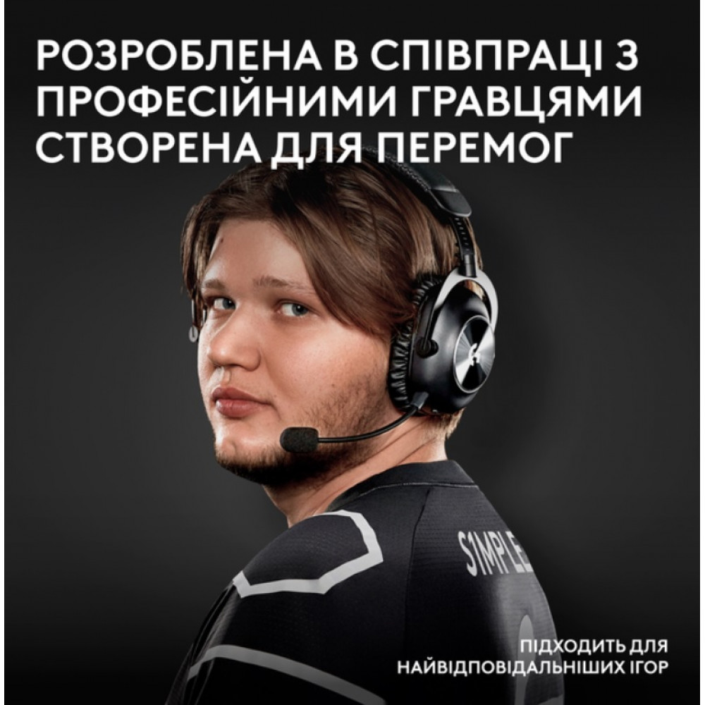 Гарнітура Logitech G Pro X2 Wireless LightSpeed Magenta (981-001275)