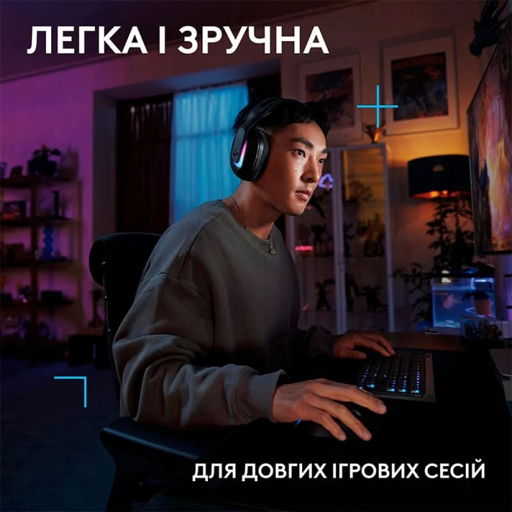 Гарнитура Logitech G522 LightSpeed Wireless Gaming Headset Black (981-001544)