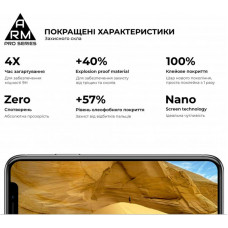 Захисне скло Armorstandart Pro для Nokia 1.4 Black, 0.33mm (ARM58167)