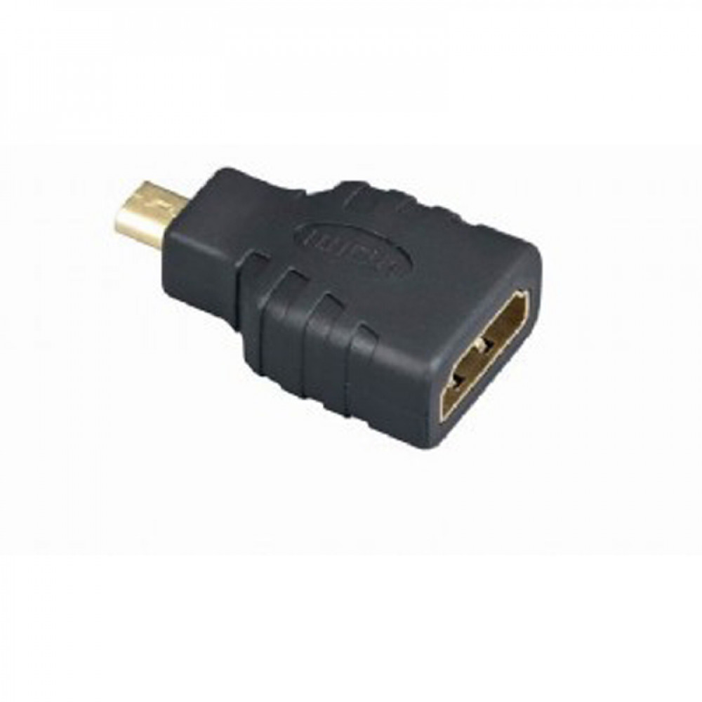 Адаптер Cablexpert HDMI - microHDMI (F/M), чорний (A-HDMI-FD)