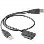 Адаптер Cablexpert USB - Slim SATA II (M/M), 0.5 м, чорний (A-USATA-01) Адаптер Cablexpert USB - Slim SATA II (M/M), 0.5 м, чорний (A-USATA-01)