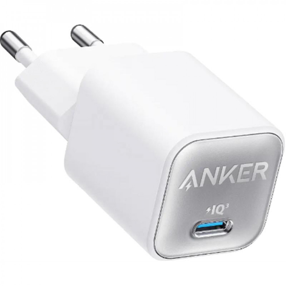 Мережевий зарядний пристрій Anker PowerPort 511 Nano III White, 30 W USB Type-C (A2147G21)