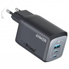 Мережевий зарядний пристрій Anker GaN Prime 67W Black (A2669313) Мережевий зарядний пристрій Anker GaN Prime 67W Black (A2669313)