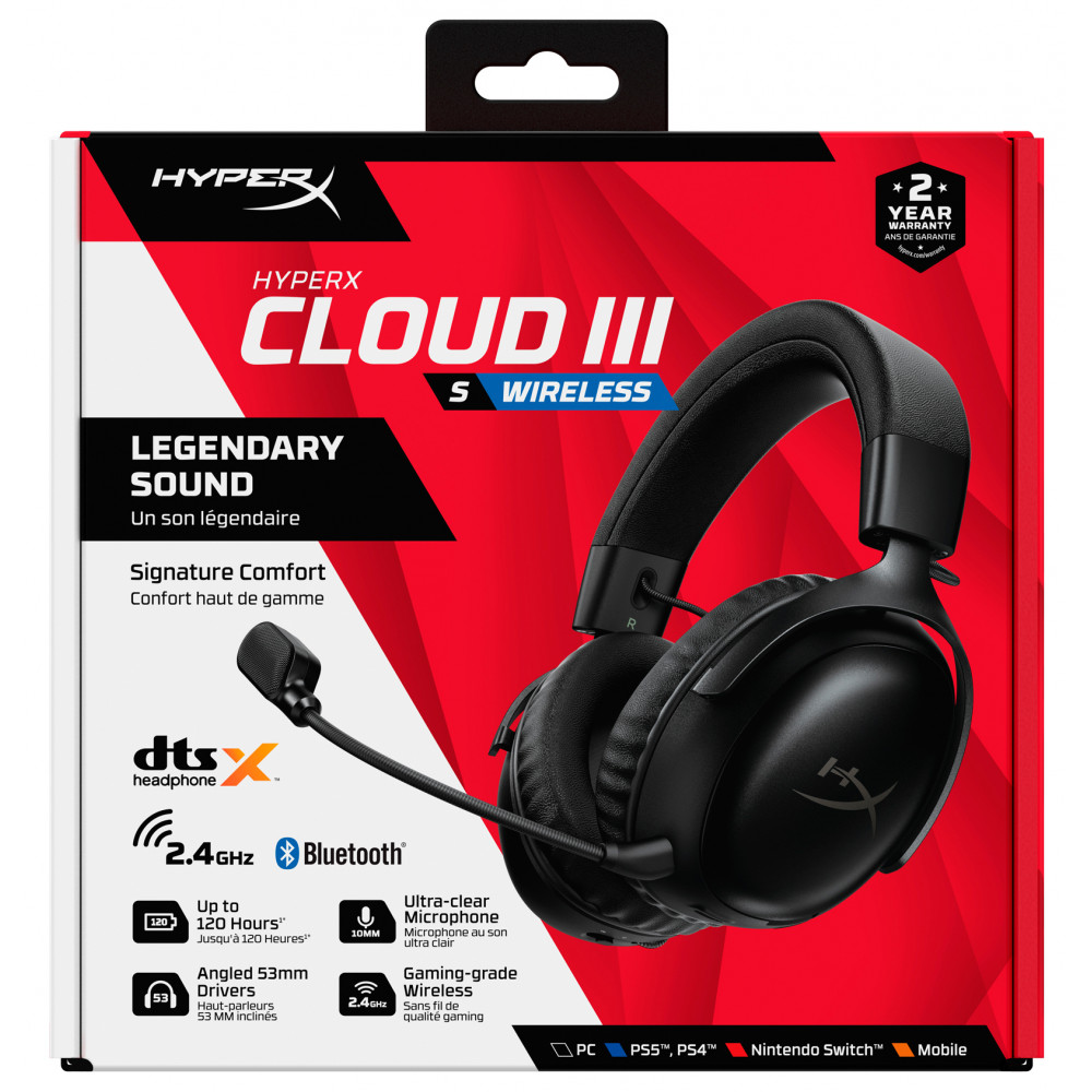 Гарнiтура HyperX Cloud III S Black (A59YZAA)