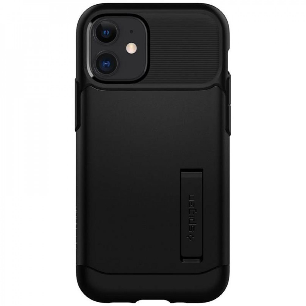 Чохол-накладка Spigen Slim Armor для Apple iPhone 12 Mini Black (ACS01545)