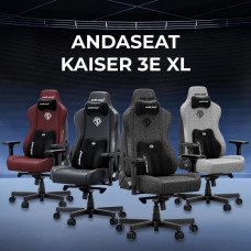 Крісло для геймерів Anda Seat Kaiser 3E XL Dark Gray Fabric (AD23YC-XL-09-GB-CF-G01)