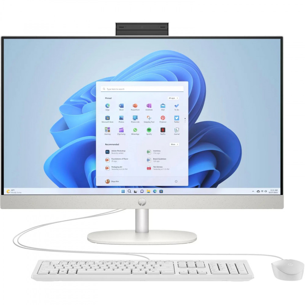 Моноблок HP All-in-One 27-cr1010ua (AE0Q1EA) White