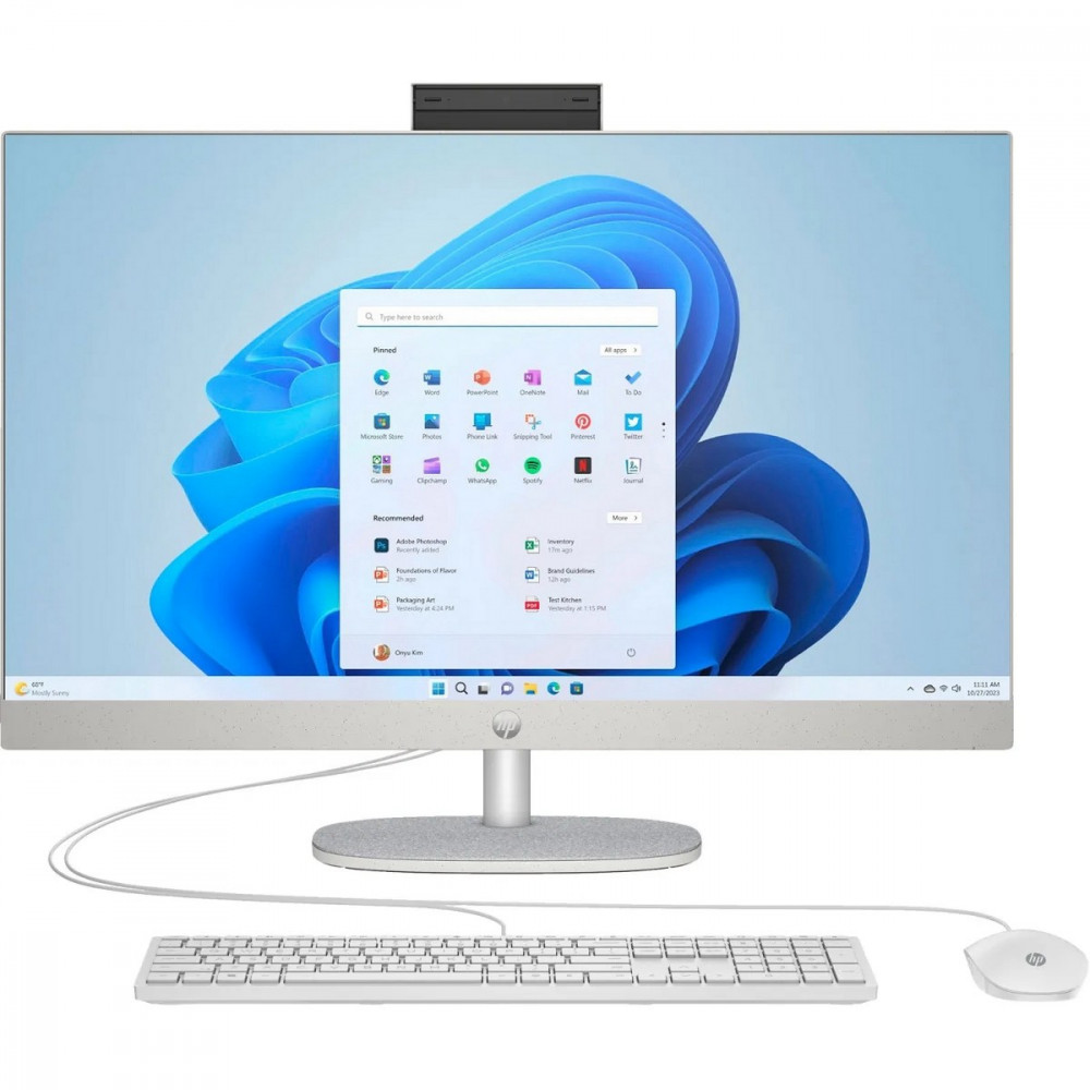 Моноблок HP All-in-One 27-cr0037ua (AR0N4EA) White