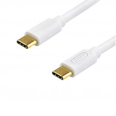 Кабель Atcom USB Type-C - USB Type-C (M/M), 60 W, 3 А, 0.8 м, White (AT-C08)