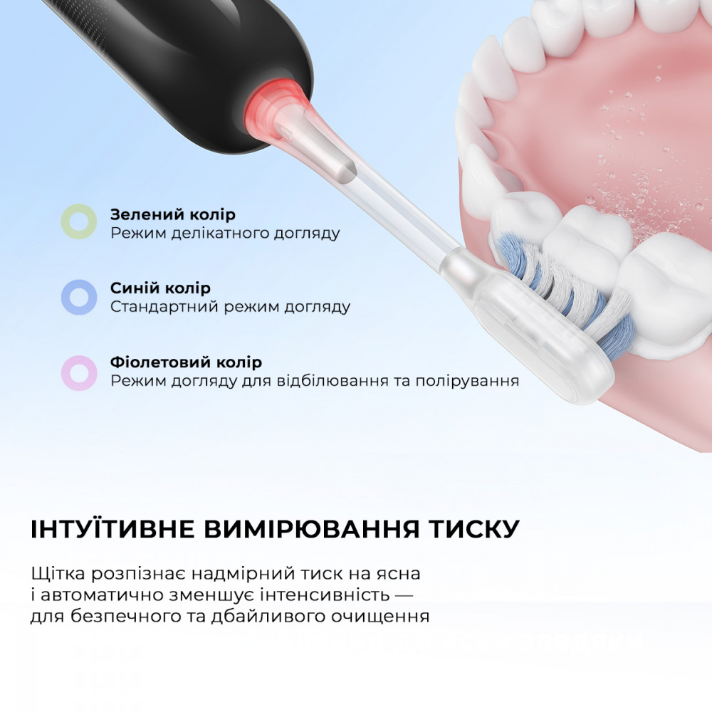 Зубна електрощітка Mova Fresh Black (ATB13A-BK)