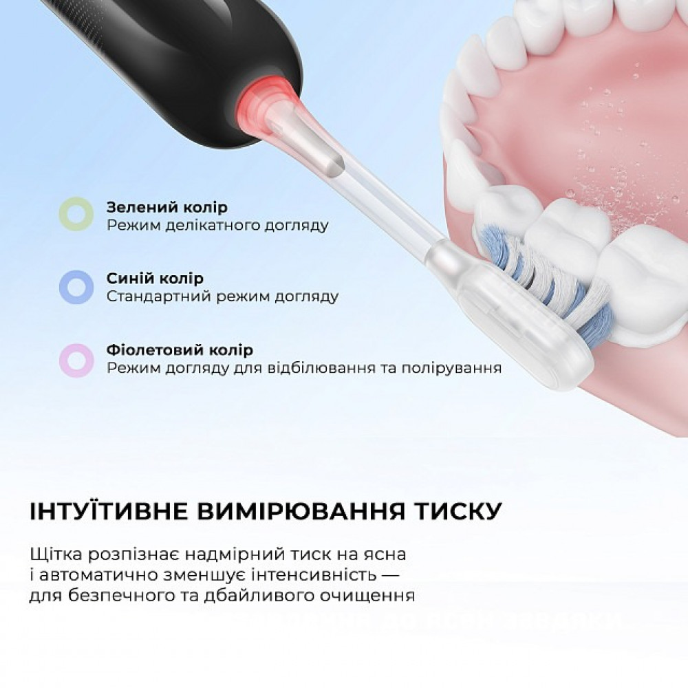 Зубна електрощітка Mova Fresh Black (ATB13A-BK)