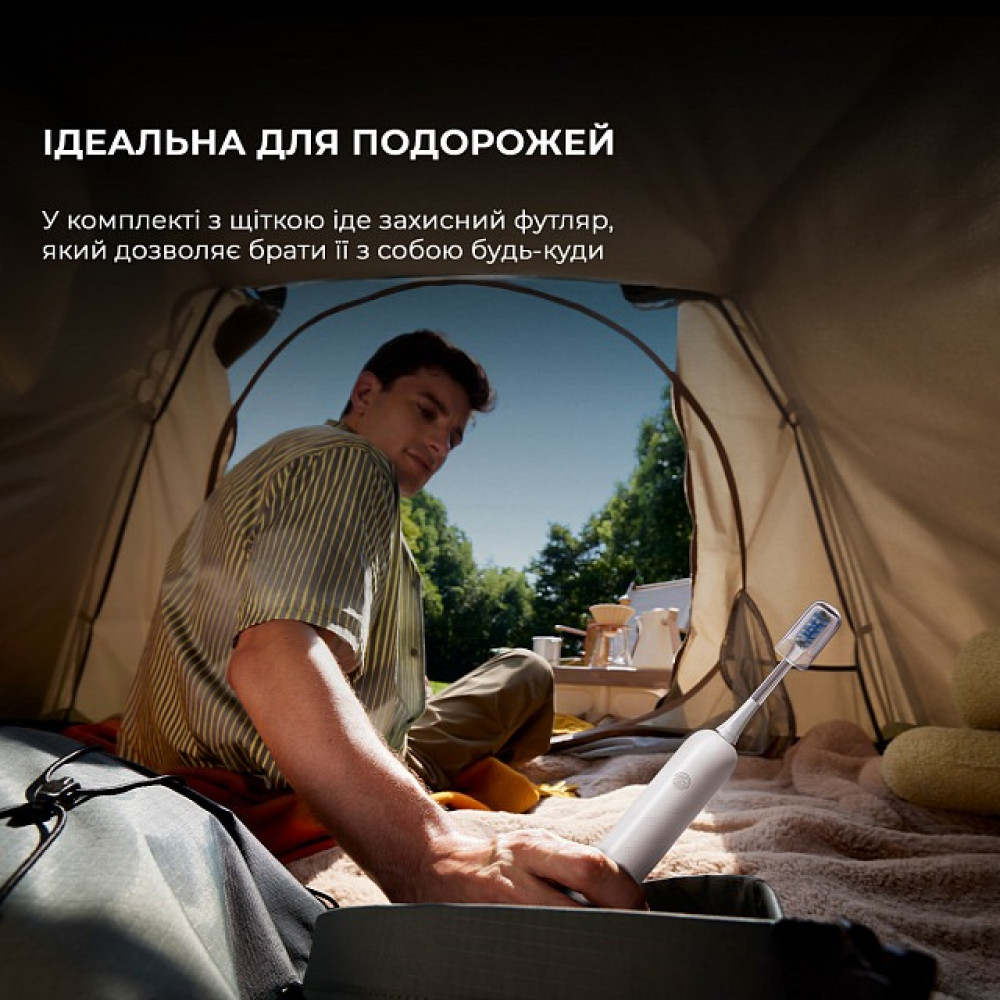 Зубна електрощітка Mova Fresh White (ATB13A-WH)