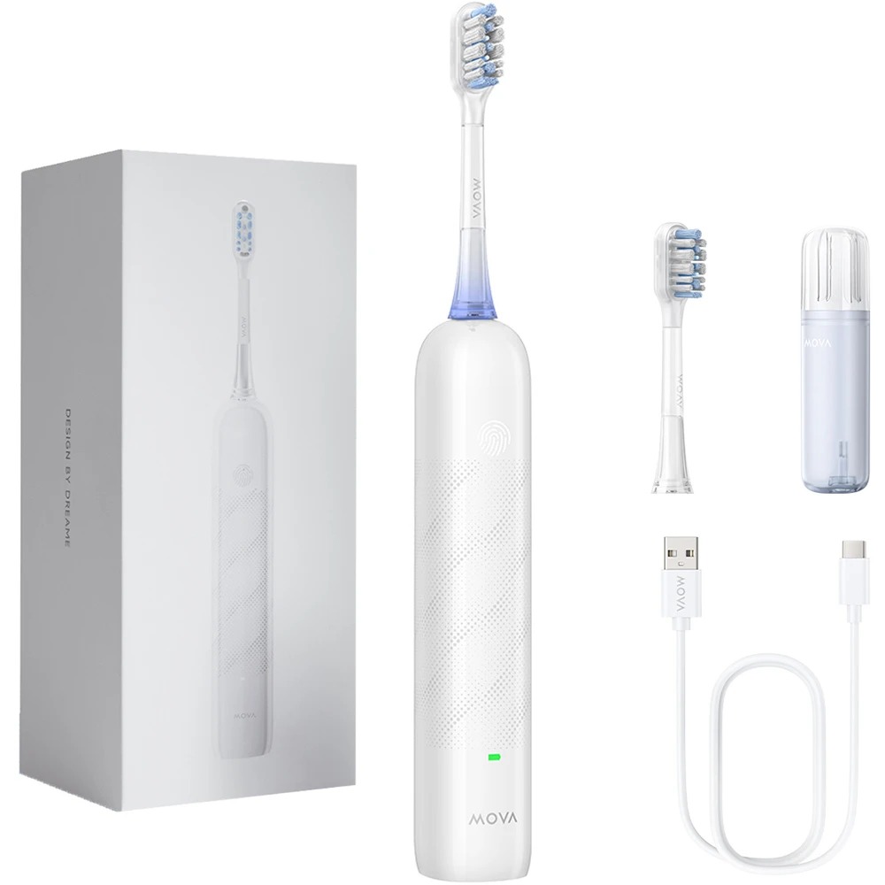 Зубна електрощітка Mova Fresh White (ATB13A-WH)