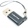 Адаптер Cabletime USB - USB Type-C V 3.0 (M/F) Black (CP73B)
