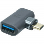Адаптер PowerPlant USB Type-C - USB (M/F) Black (CA914319)