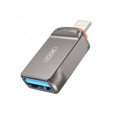 Адаптер XO USB - Lightning (F/M) Grey (NB281A-IA.tranish) Адаптер XO USB - Lightning (F/M) Grey (NB281A-IA.tranish)