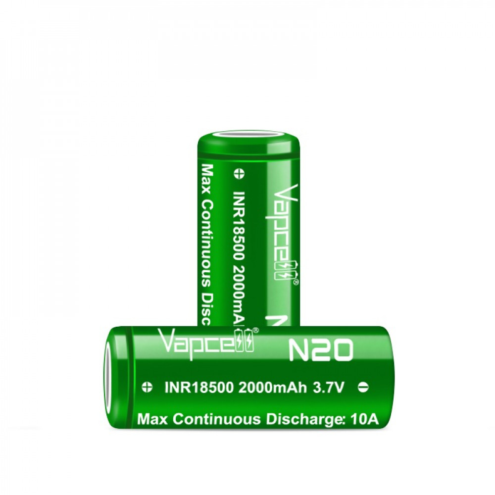 Акумулятор Vapcell 18500 N20 Li-Ion 2000mAh 1шт