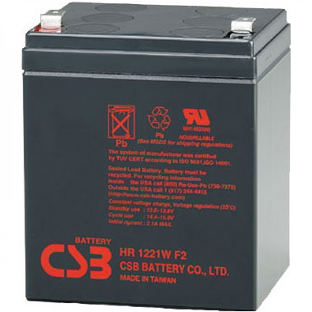 Акумуляторна батарея CSB 12V 5AH (HR1221W) AGM