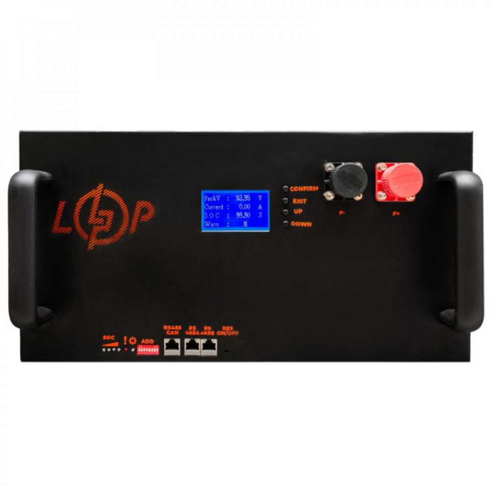 Акумуляторна батарея LogicPower 51.2V 230 AH (11776Wh) LCD Smart (BMS 200A/100А) LiFePO4