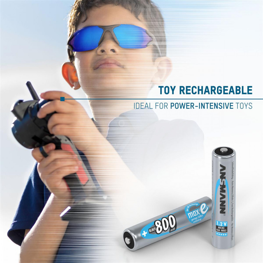 Акумулятори Ansmann AAA/HR03 NI-MH 800 mAh BL 4 шт