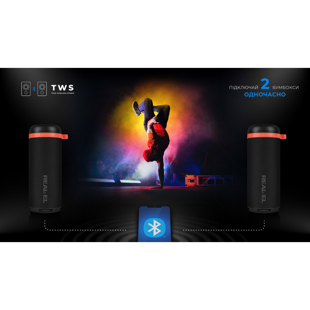 Акустична система REAL-EL X-711 Black