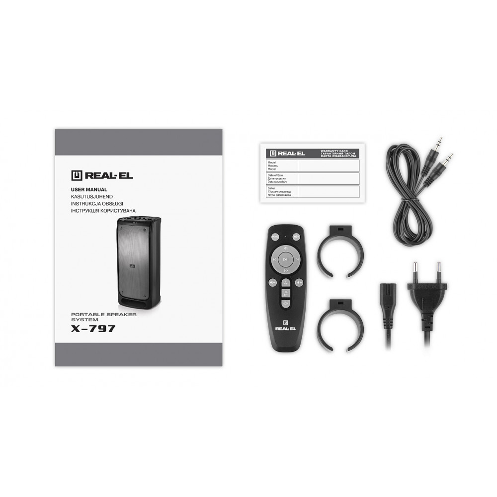 Акустична система REAL-EL X-797 Black