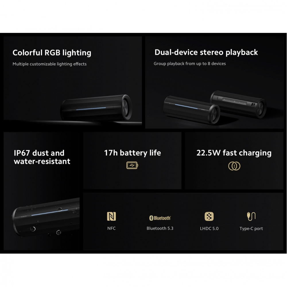 Акустична система Xiaomi Bluetooth Speaker Black (QBH4275GL)_EU