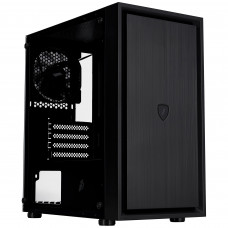 Корпус 1stPlayer B5-M-BK-3F Black без БЖ