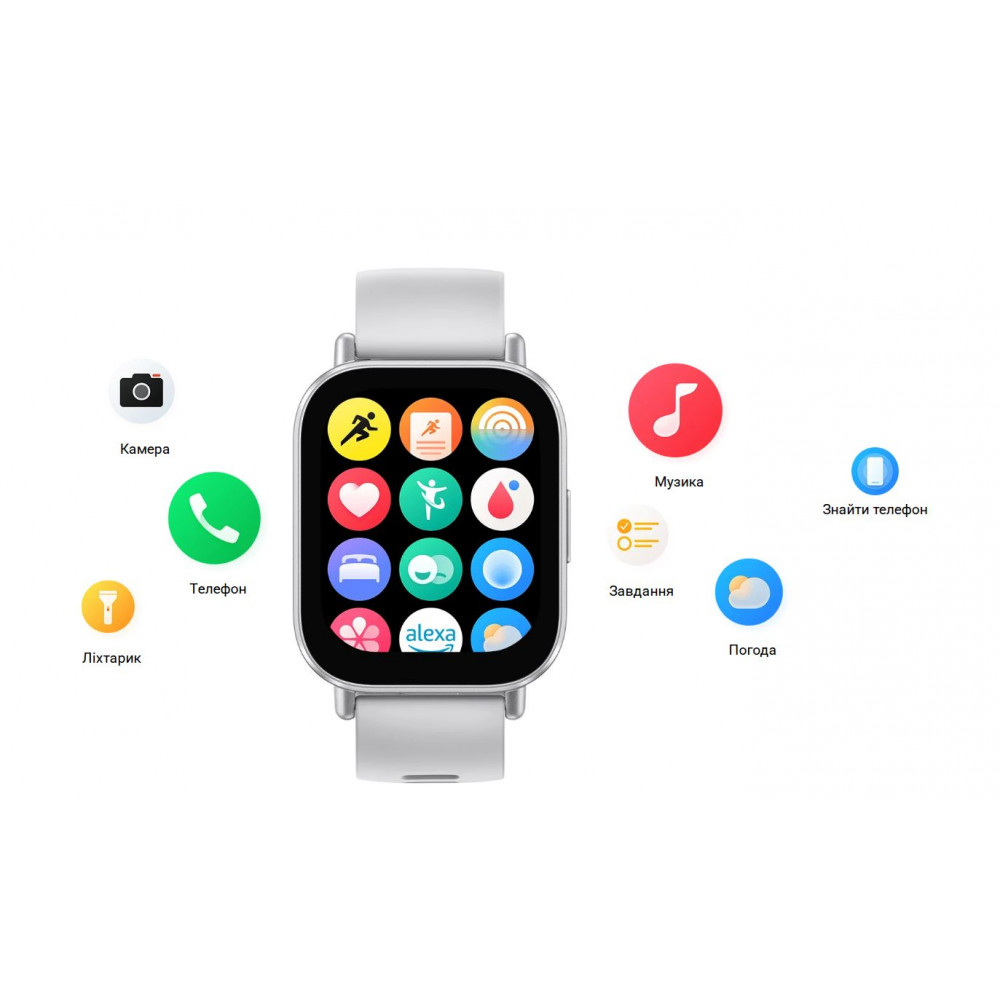 Смарт-годинник Xiaomi Redmi Watch 5 Active Silver (BHR8790GL)