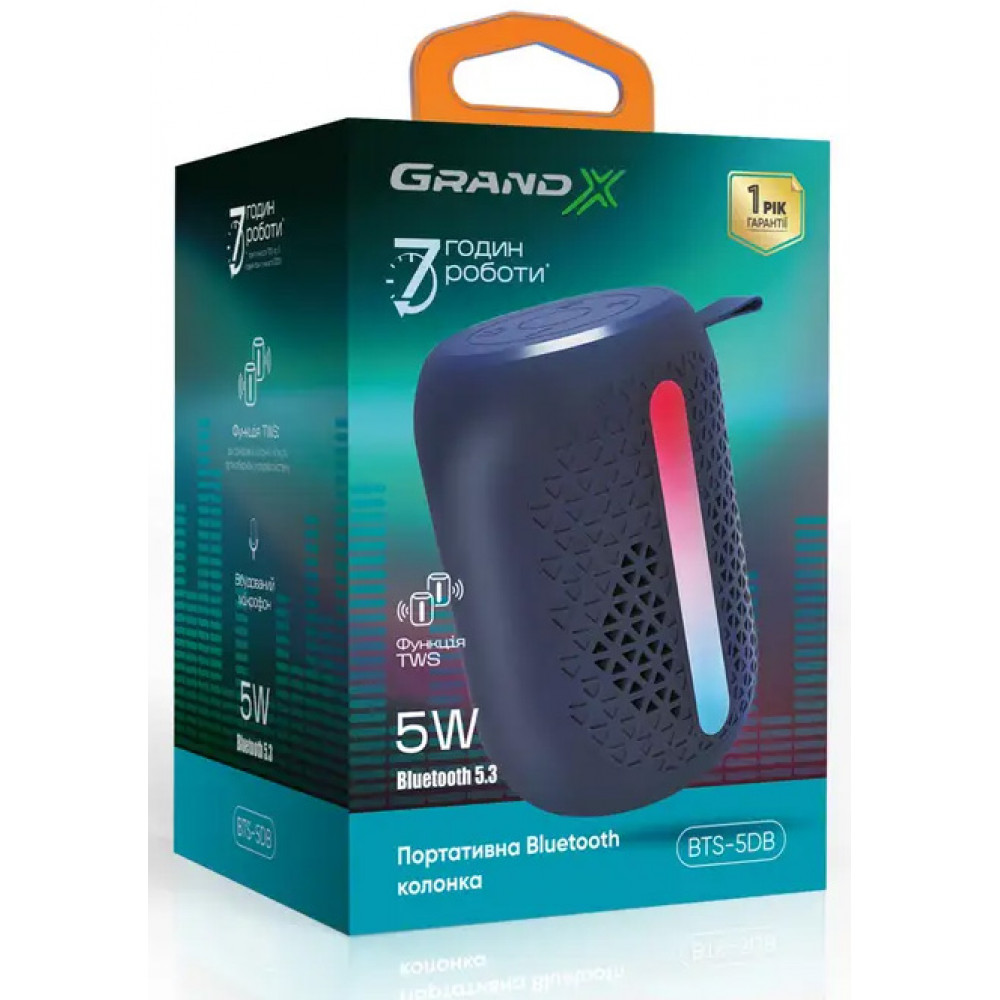 Акустична система Grand-X BTS-5DB