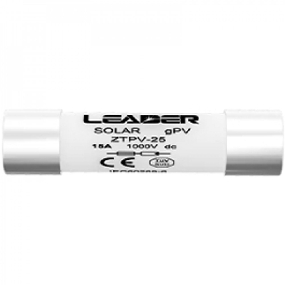 Запобіжник Leader DC 10x38мм 20А/1000В (BX0234-20A)
