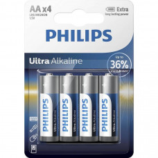Батарейка Philips Ultra Alkaline лужна AA блістер, 4 шт Батарейка Philips Ultra Alkaline лужна AA блістер, 4 шт