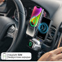 Бездротовий зарядний пристрій Promate MagDrive-Trio MagSafe Black