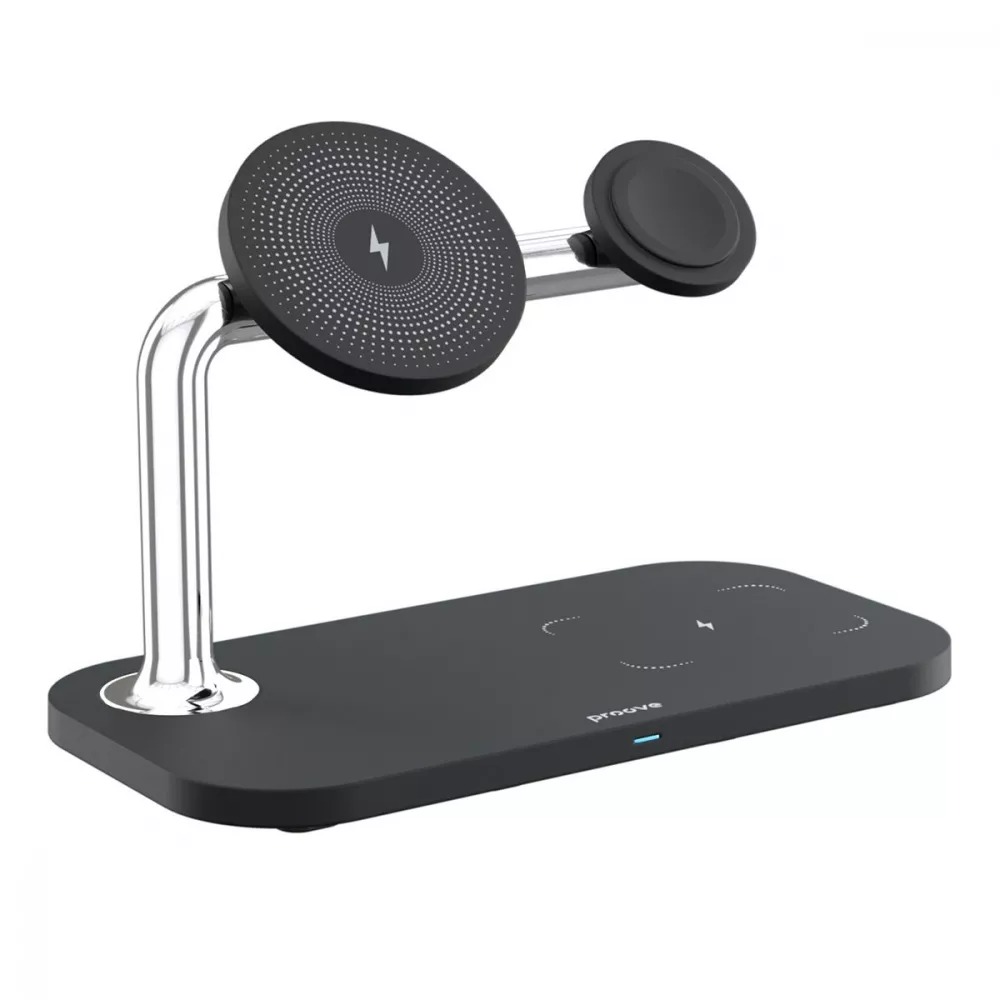 Бездротовий зарядний пристрій Proove Magnetic Field 3in1 15W Black (WSMF15010001)