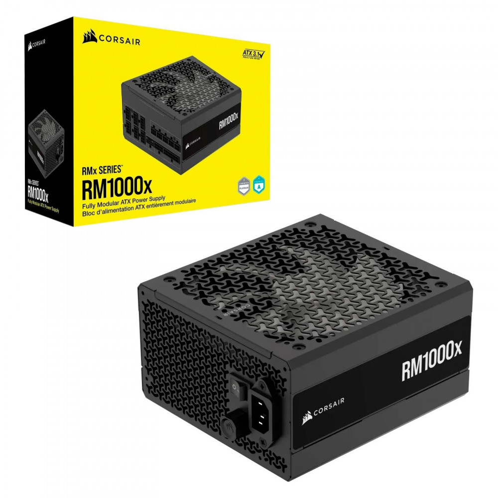 Блок живлення Corsair RM1000x ATX 3.1 (CP-9020271-EU) 1000W