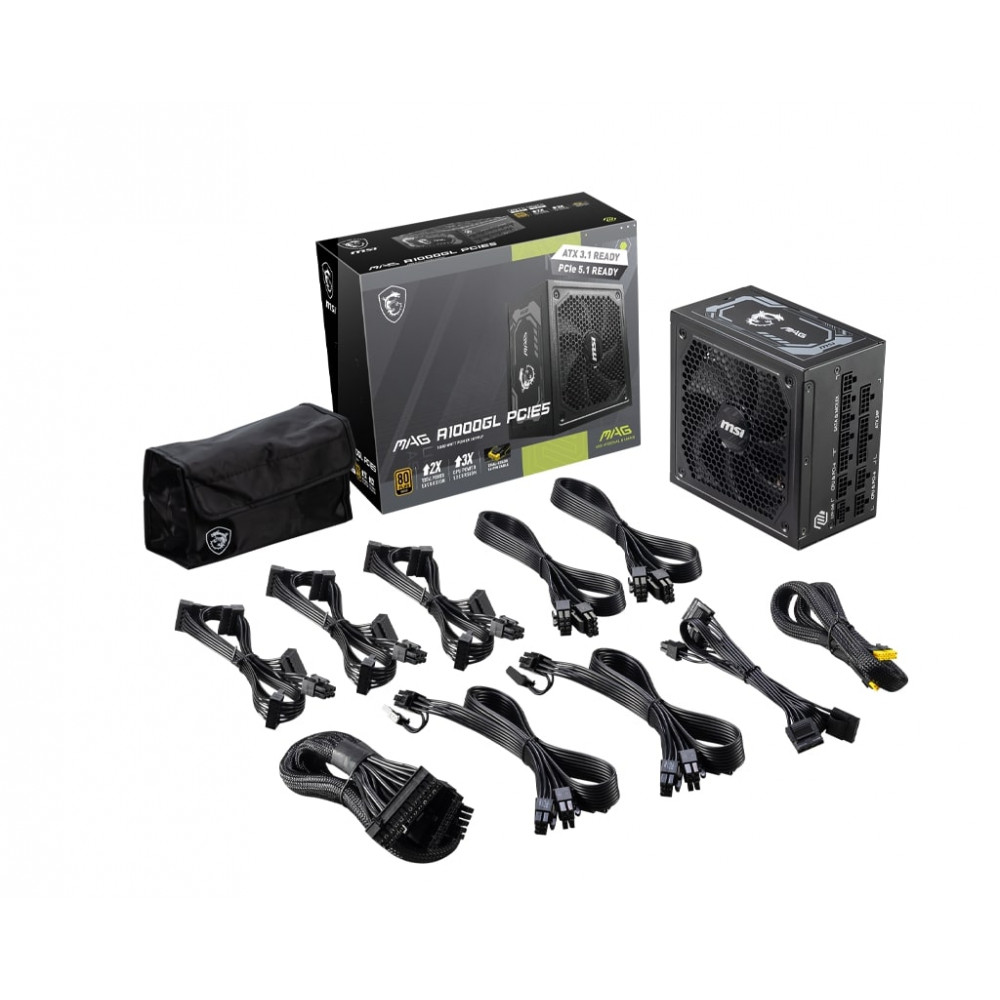 Блок живлення MSI MAG A1000GL PCIE5 1000W