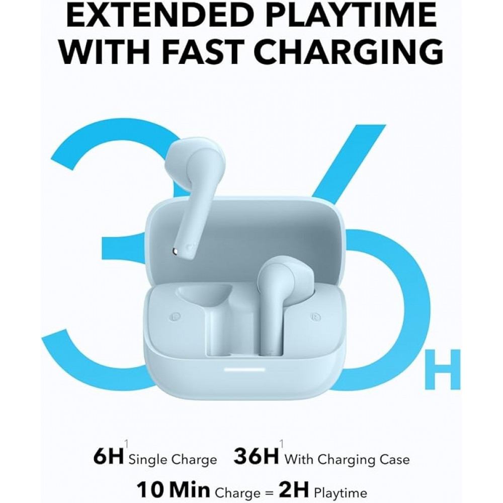 Bluetooth-гарнітура Anker SoundCore K20i Blue (A3994G31)