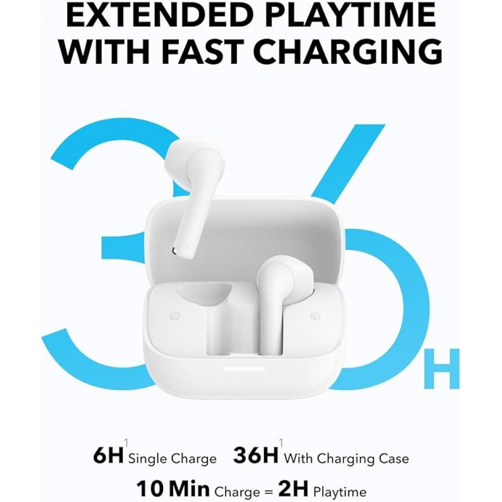 Bluetooth-гарнітура Anker SoundCore K20i White (A3994G21)