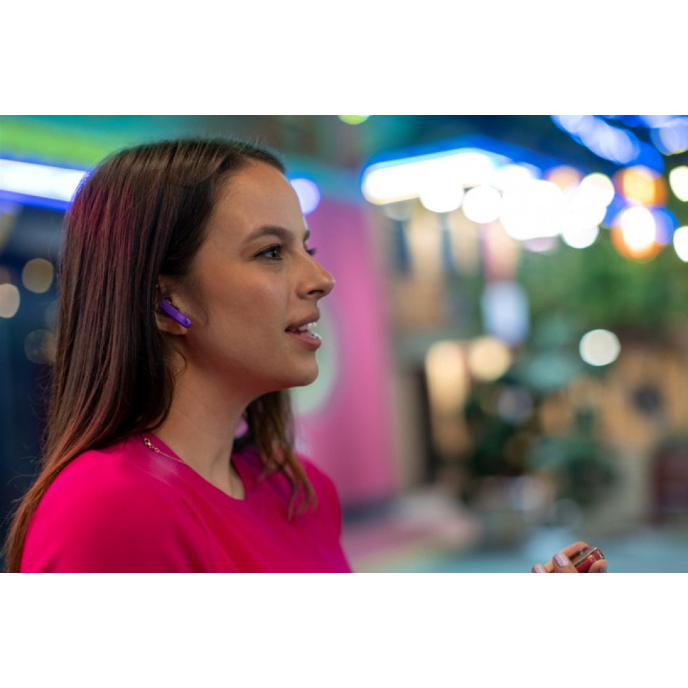 Bluetooth-гарнітура JBL Tune Flex Ghost Edition Purple (JBLTFLEXGPUR)