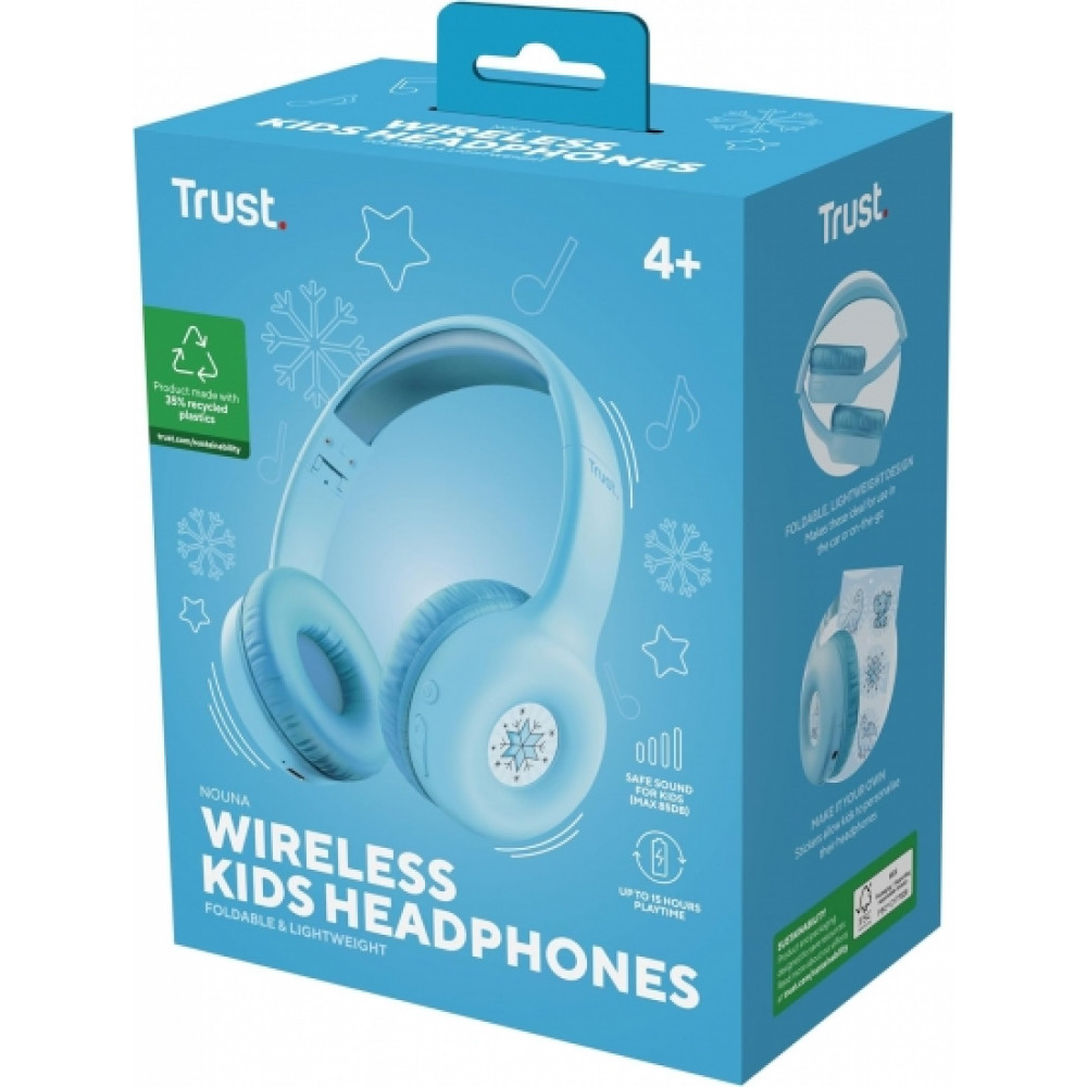 Bluetooth-гарнiтура Trust Nouna Kids Wireless Blue (25275)