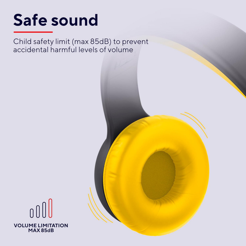 Bluetooth-гарнітура Trust On-ear Nouna Kids, Wireless Pink (25274)